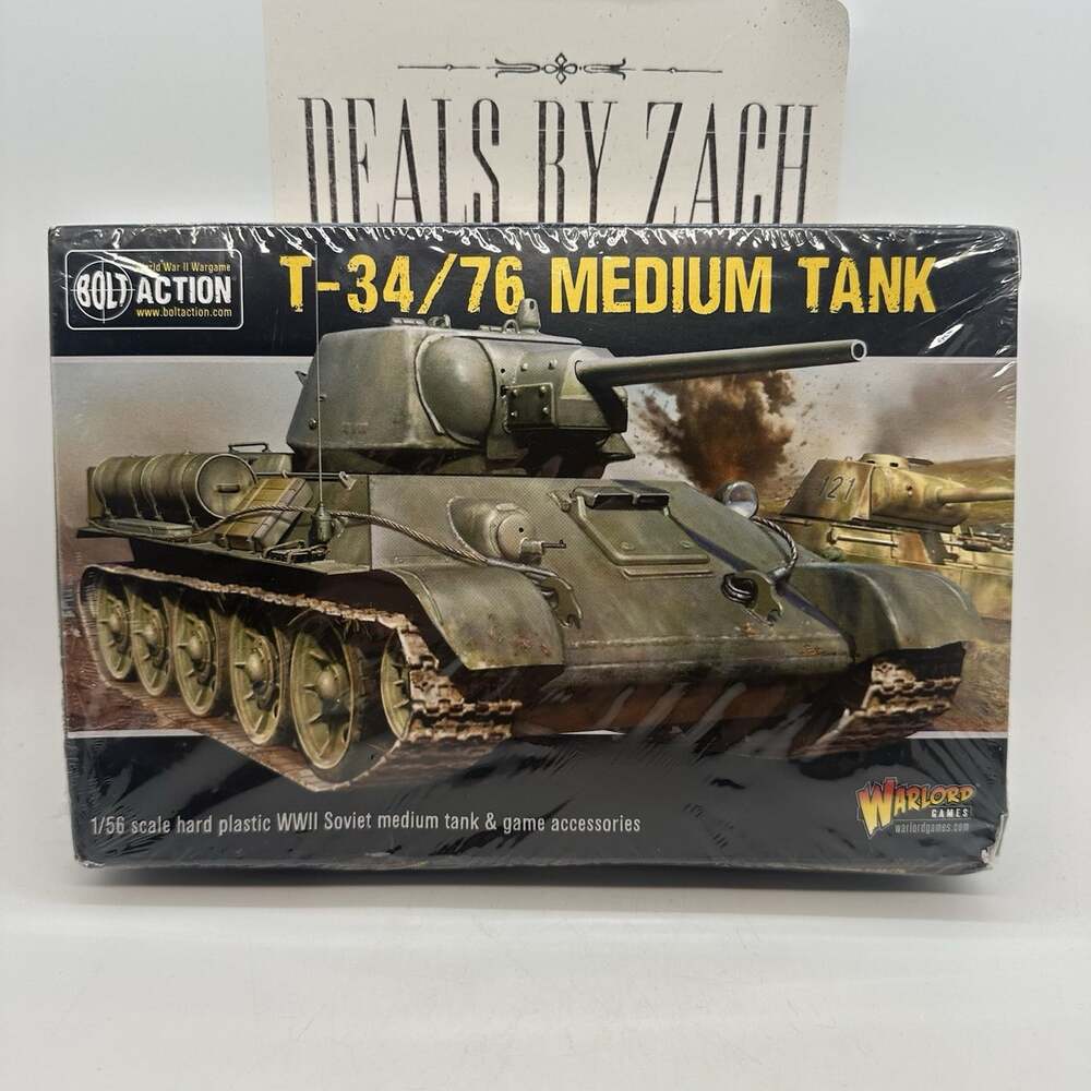 Bolt Action T-34/76 Medium Tank Plastic Miniatures Warlord Games - New/Sealed!